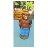 8" Cast Iron Smokey the Bear Bank