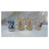4 Kentucky Derby Glasses 1995