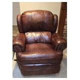 Brown Reclining, Rocker Chair