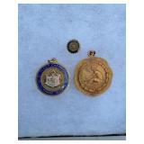 Three Items that are 10 Karat Gold
