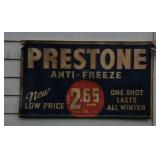 Old 59"X34" Prestone Antifreeze New Low Price
