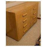 Thomasville Blonde Dresser Features Ornate Floral