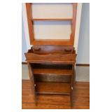 Vintage Wood Dry Sink Cabinet 31.5x17x32