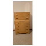 Vintage Thomasville Chest of Drawers, Blonde Wood