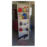 78" Wood Shelving Unit with Vintage Paper Towel