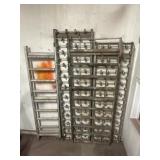 Metal Gravity Roller Conveyor Racks or Industrial