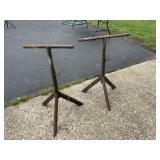 2 Adjustable Work Stands