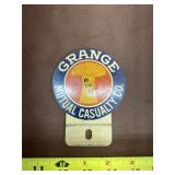 Grange Mutual Casualty Co. Metal License Plate
