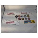 Buttons with Funny Sayings Krispy Kreme Donuts