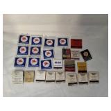 Old Matchbook Advertisements and Wet One Mobile
