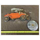 Cadillac Emblem with Old Car Wall Decor