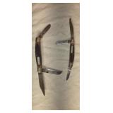Two Old Timer Pocket Knives