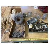 Screws, Wire with Everything on Table