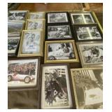 Framed Racing Pictures with Three New Picture
