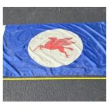 Vintage Mobil Oil Pegasus Flag 57x36