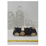 Batman and Robin Glass Mugs, Anchor Hocking