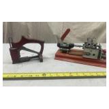 Pen Blank Drilling Vise, Red Devil Glazier Point