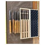 Grizzly Chisels Pieces with No Name Wooden Handle