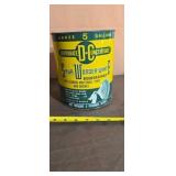 Metal Tin of Shur Wonder-Whyte Whitewall