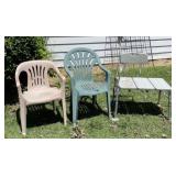 Plastic Chairs and Shower Chair