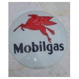 Mobile Gas Pegasus Horse Gas Pump Lens 13 and 1/2