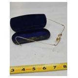 Vintage Wire Framed Glasses 12k gf