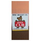 Piper Aircraft Co. Piper Cub Porcelain Enamel