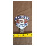 American Credit Indemnity Metal Badge with Enamel