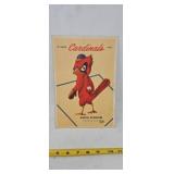 1955 St. Louis Cardinals Busch Stadium Scorecard