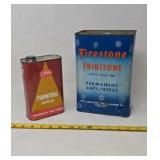 Firestone Frigitone, Fuller Furniture Polish Tin