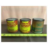 Never Been Opened Grease Cans from Riley Bros.