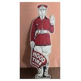 Hood Tire Dealer Metal Sign