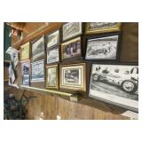 Framed Pictures and Advertisement