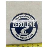 Zerolene Metal Sign