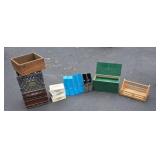 Wood Tote, Tray, Smallwood Box with Tray, Milk