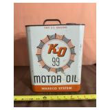 Wareco System KO 99 Motor Oil Tin
