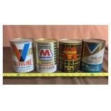 Never Been Opened Vintage Motor Oil Cans