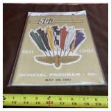 Indy 500 Official Program Book 1961