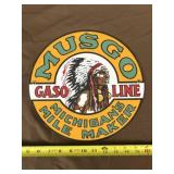 Musgo Gasoline Sign