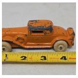 Vintage 1930s Slush-Cast Metal Coupe Toy