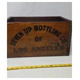 Seven Up Bottling Co. of Los Angeles Wooden sSoda