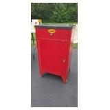 20W X 35T 1950s all Metal Cabinet Towel Bar Goes