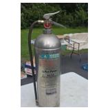 Stainless Steel Fire Extinguisher Charged