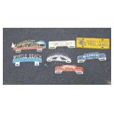 Old License Plate Toppers