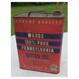 Wards Motor Oil 2 Gallon Can