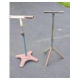 Two Adjustable Work Stands