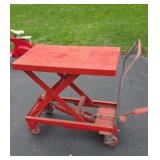 32"X20" All Steel Cart Hydraulic Lift