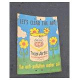 1960s Philips 66 Trop Arctic Motor Oil Cardboard