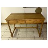 43 1/2 x 20 1/2x 30 Wooden Desk