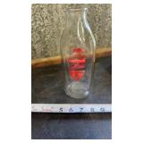 Vtg Sullivans 1-quart All Star Dairies glass milk